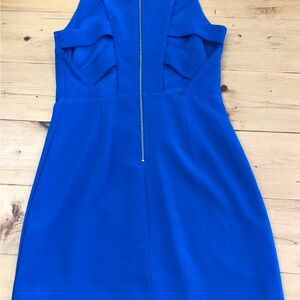 Forever 21 Vibrant Blue keyhole back Pencil Dress Medium